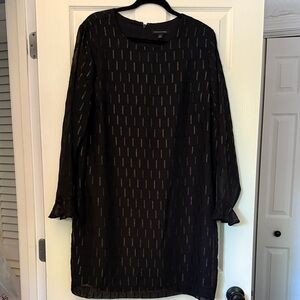 Banana Republic Black Long Sleeve Dress